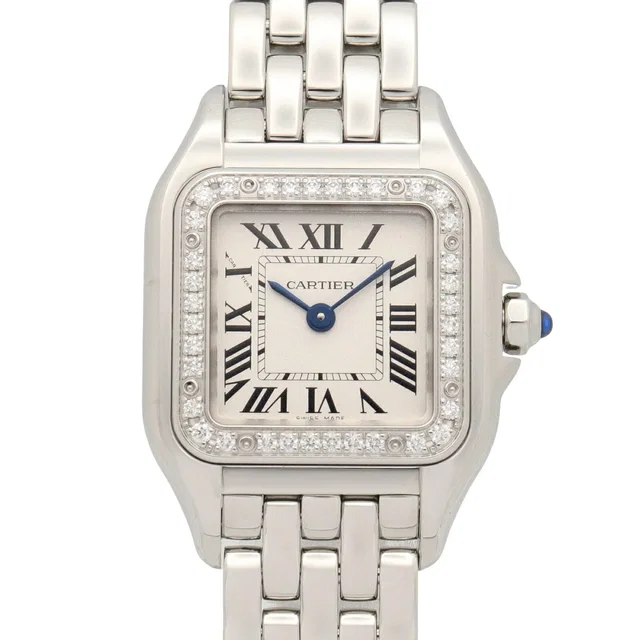 Panthere de Cartier Stainless Steel Diamond Watch from LuxUness