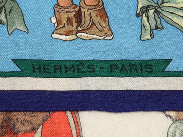 Hermès Kachinas Cashmere Silk Shawl 140cm in Silk from Ann's Fabulous Finds, photo 1 of 1
