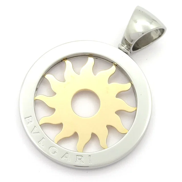 Bvlgari Pendant Tondo Sun 18k Yellow Gold Sun in Yellow from The Reluxe