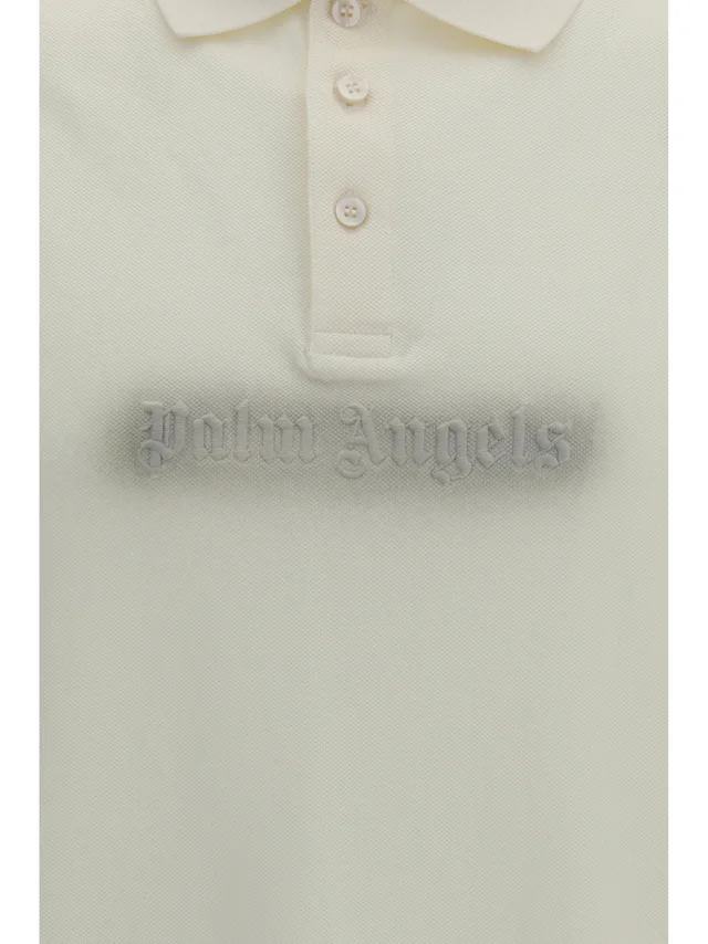 Palm Angels Logo Spray Polo Shirt, photo 3 of 3 from SENSER