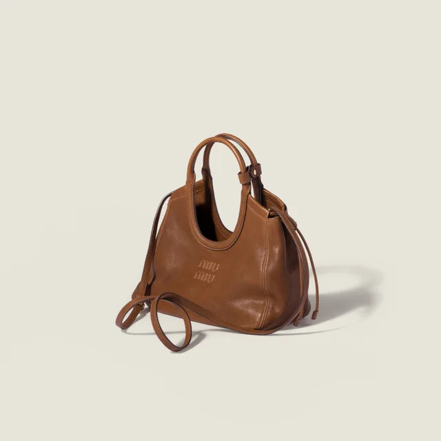 Miu Miu Ivy nappa leather tote bag, photo 2 of 5 from SENSER