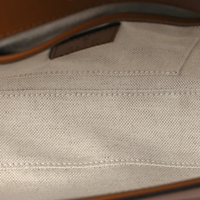 Gucci Horsebit 1955 Small Soft Top Handle Shoulder Bag Brown in Brown Calfskin from FASHIONPHILE, photo 5 of 9