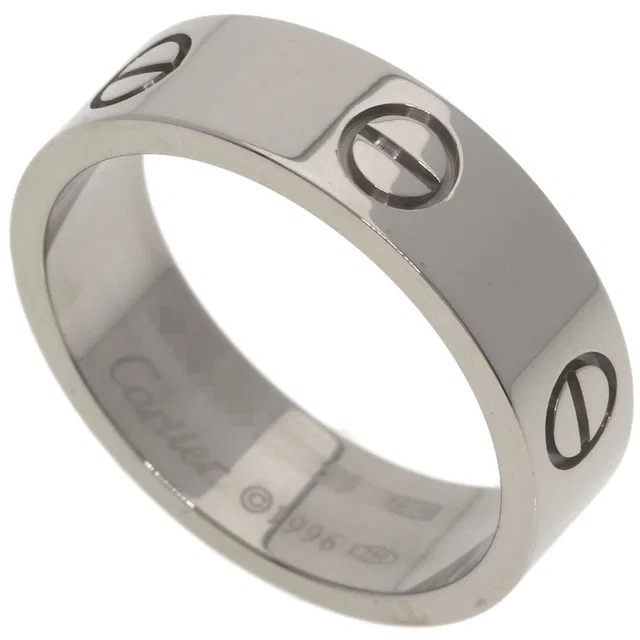 Cartier Love Ring 59 18K White Gold in White from The Reluxe