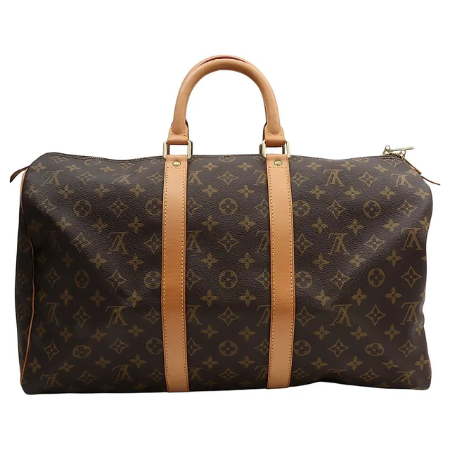 Louis Vuitton 1997 Keepall 45 Brown in Brown Coated canvas from VINTAGE QOO TOKYO, photo 2 of 2