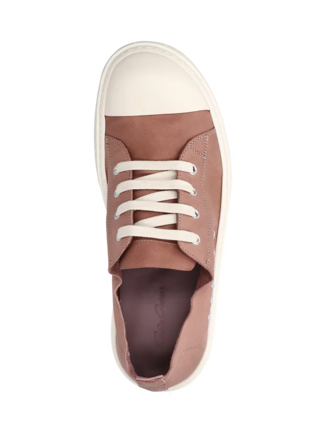 Rick Owens eyelet-detail leather sneakers, photo 5 of 5 from SENSER