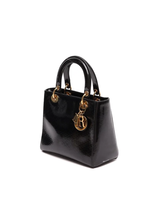 Diorissimo Lady Dior Tote Bag in Patent leather from A Retro Tale, photo 2 of 2