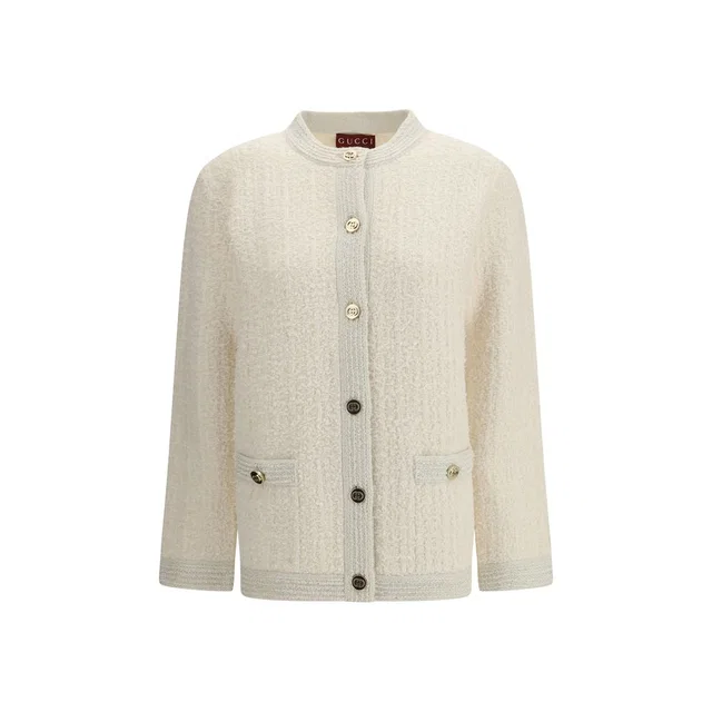 Gucci Beige Wool Cardigan in Beige Wool from HEWI