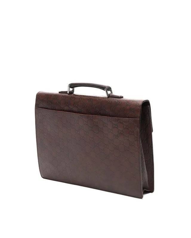 Gucci Guccissima Leather Business Bag in Leather from A Retro Tale, photo 2 of 9
