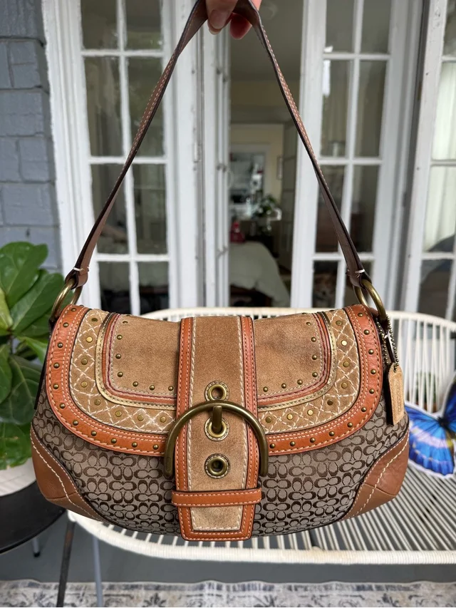 Y2k Coach Boho Soho in brown|red|neutral from Poshmark, photo 1 of 1