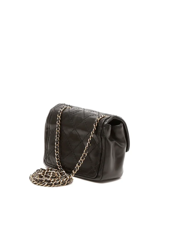 Chanel Mini Square Single Flap Bag in Leather from A Retro Tale, photo 3 of 9