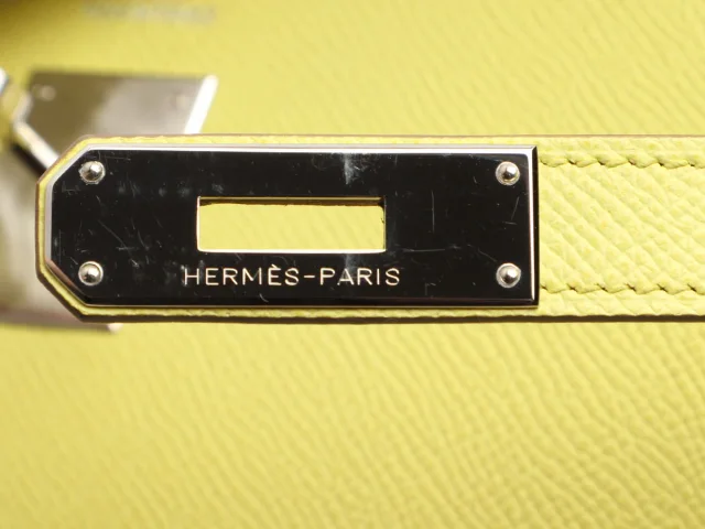 Hermès Soufre Epsom Kelly 35 in Epsom leather from Ann's Fabulous Finds, photo 1 of 1