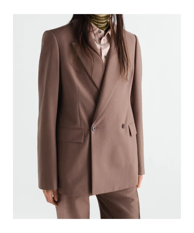 Lemaire Double Breasted Tailored Blazer, photo 2 of 5 from SENSER