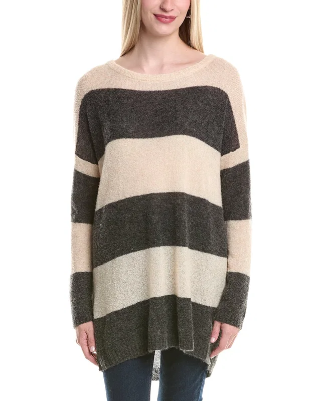 Autumn Cashmere Oversize Rugby Cashmere & Silk-Blend Tunic Sweater, image 1 of 1 from Gilt