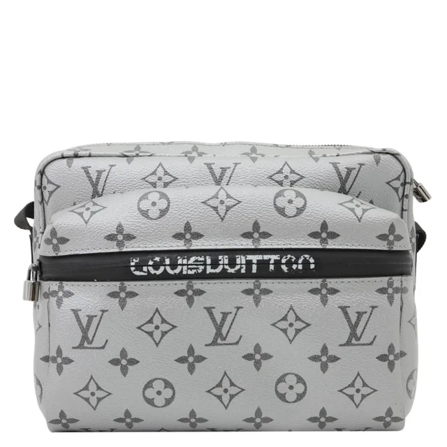 Louis Vuitton Outdoor Monogram Reflect Messenger Bag Silver in Silver from Dallas Designer Handbags