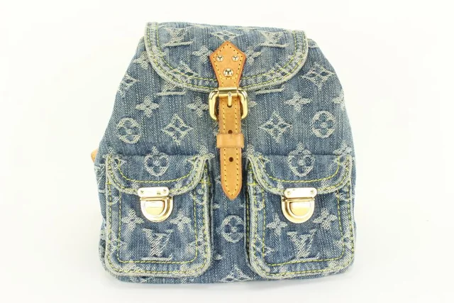 Louis Vuitton Monogram Denim Mini Backpack Sac a Dos PM in Denim from Bagriculture