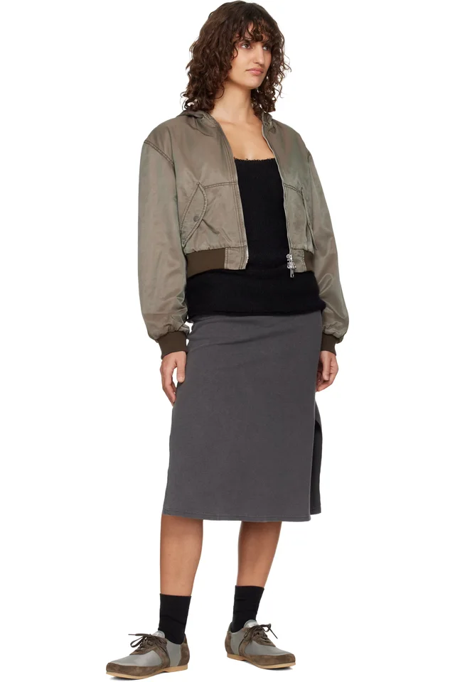 OUR LEGACY Khaki Coastal Bomber Jacket, photo 4 of 4 from SSENSE