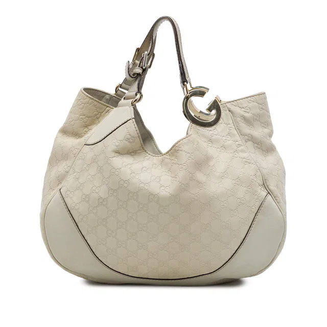 Brown Gucci Guccissima Charlotte Tote in Brown Leather from Designer Revival