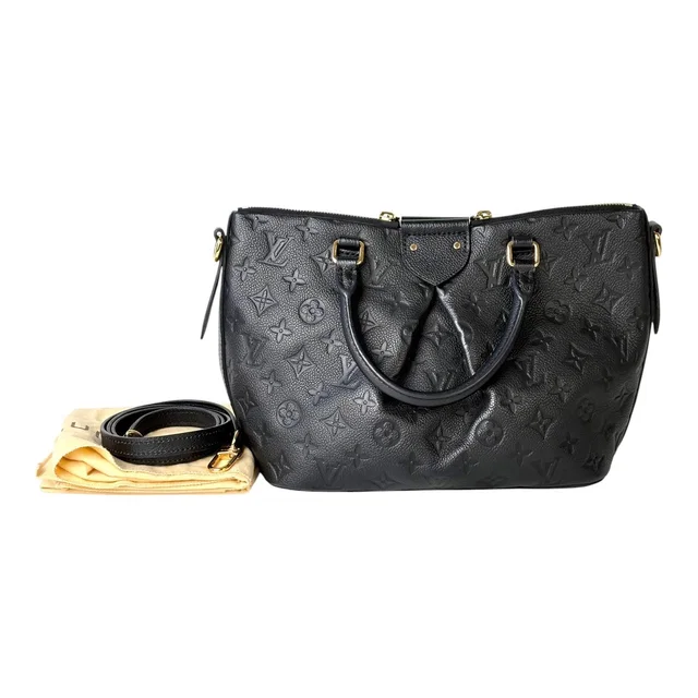Louis Vuitton Black Leather Mazarine Bag in Black Leather from Luxury Promise