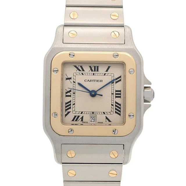 Cartier Santos Galbee LM Au750 Stainless Steel Watch from LuxUness