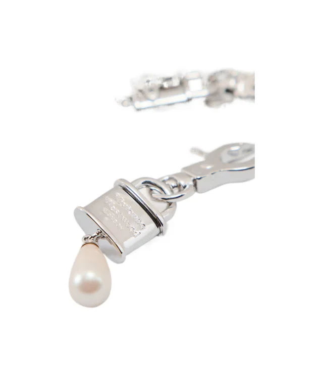 Vivienne Westwood small Celestia Orb padlock earrings, photo 2 of 3 from SENSER