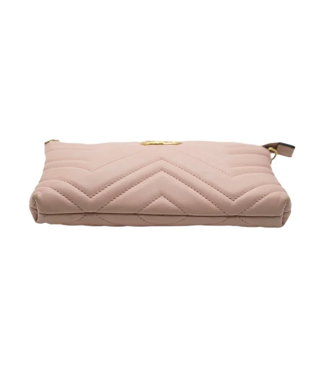Gucci Ophelia Chevron GG Pochette in Leather from Luxury Promise, photo 4 of 15