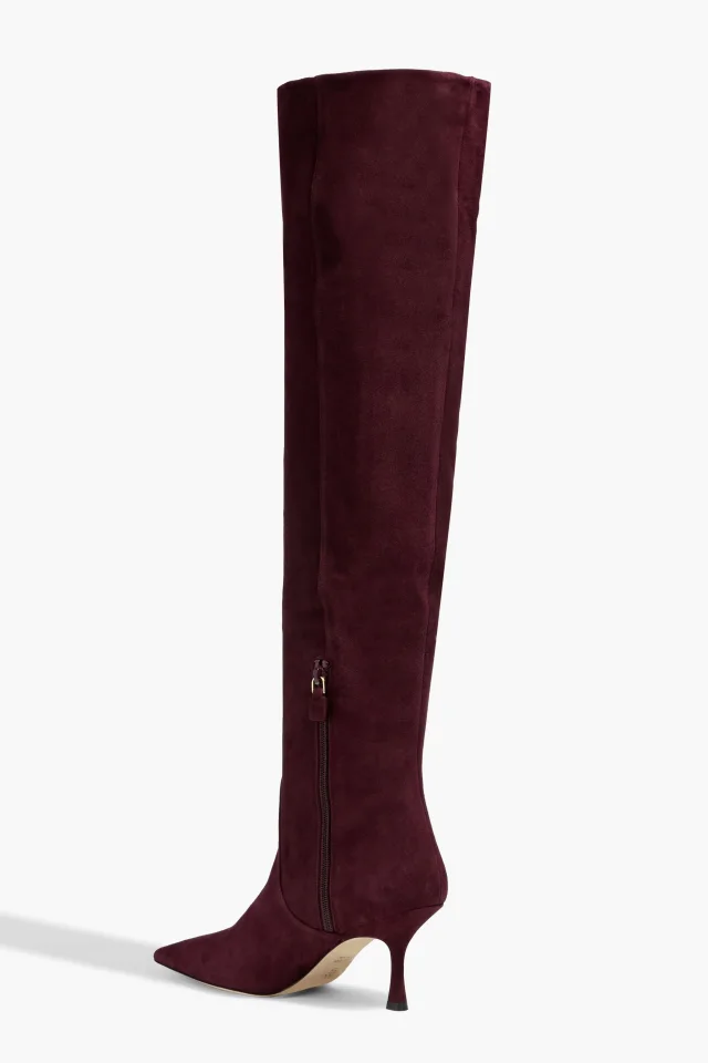 Stuart Weitzman Naomi 75 Suede Over-the-Knee Boots, photo 3 of 4 from THE OUTNET