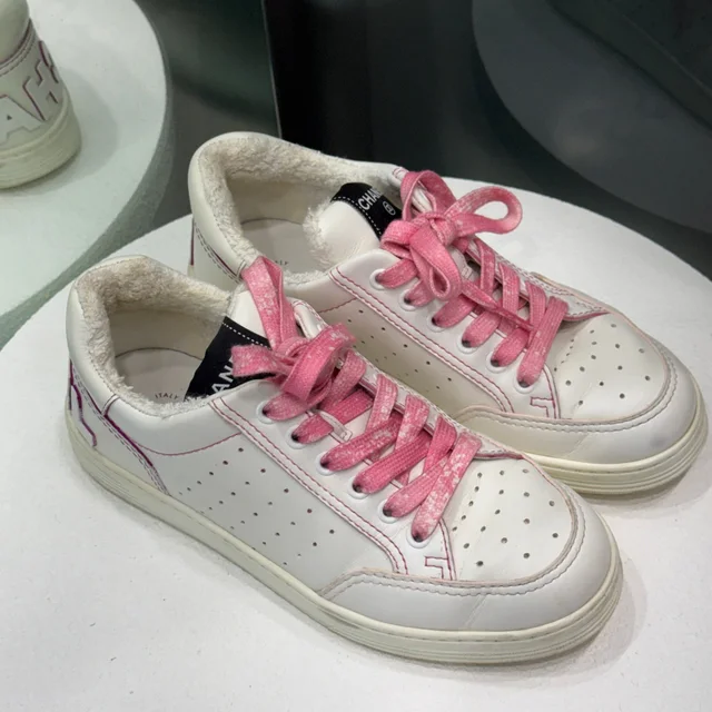 Chanel Sneakers Sz 36 in White Leather from Revivre Luxury Consignment