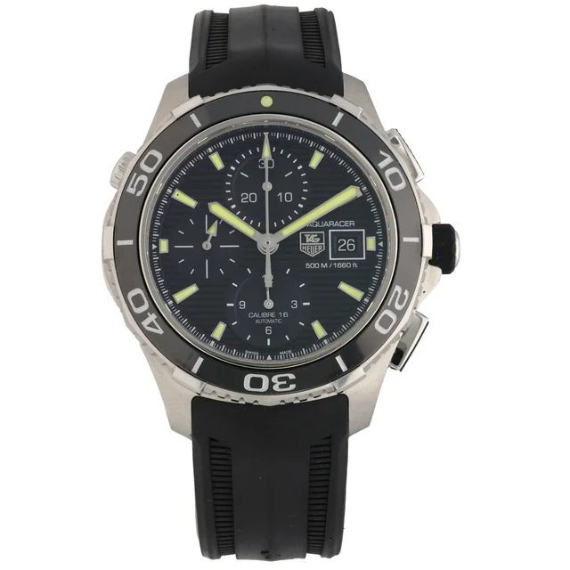 TAG Heuer Aquaracer CAK2111 43mm Stainless Steel Watch from H&T