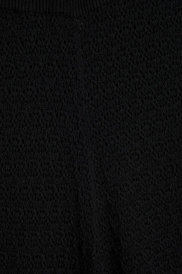 Toteme Crochet-knit wide-leg pants in Black, photo 4 of 5 from THE OUTNET