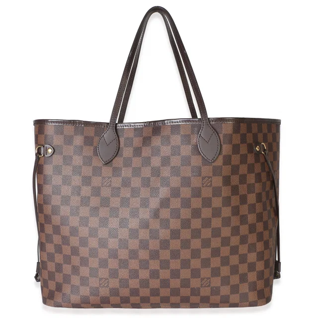 Louis Vuitton Damier Ebene Canvas Neverfull GM in Brown Canvas from myGemma
