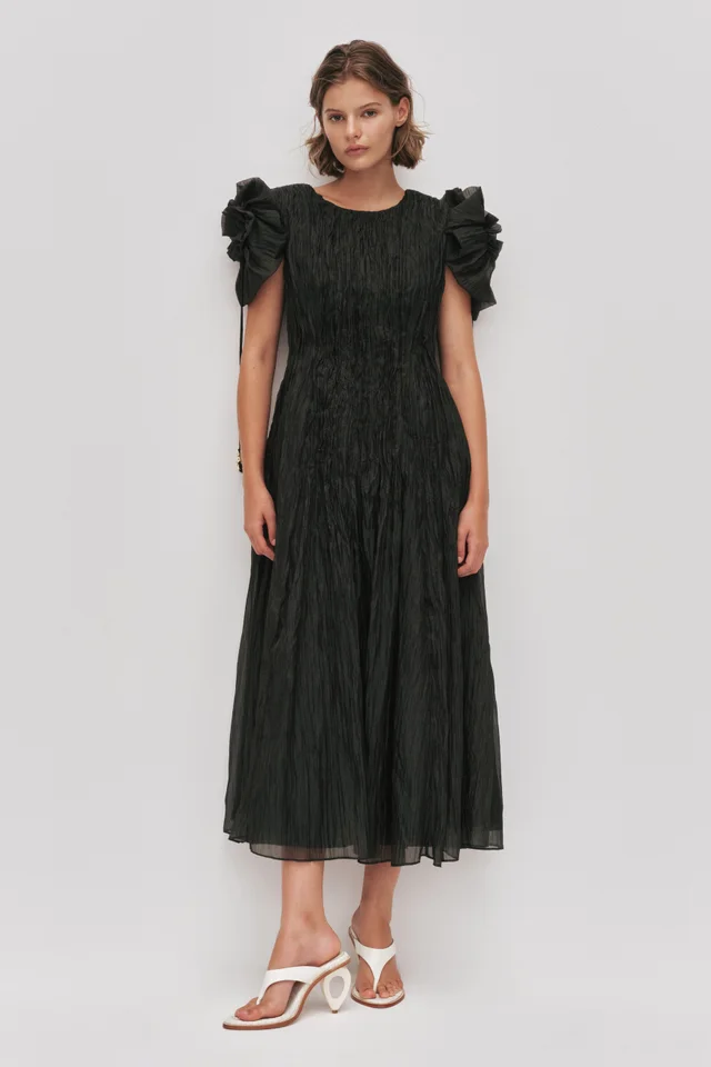 AJE Angeli Midi Dress in Green from Aje, photo 1 of 1