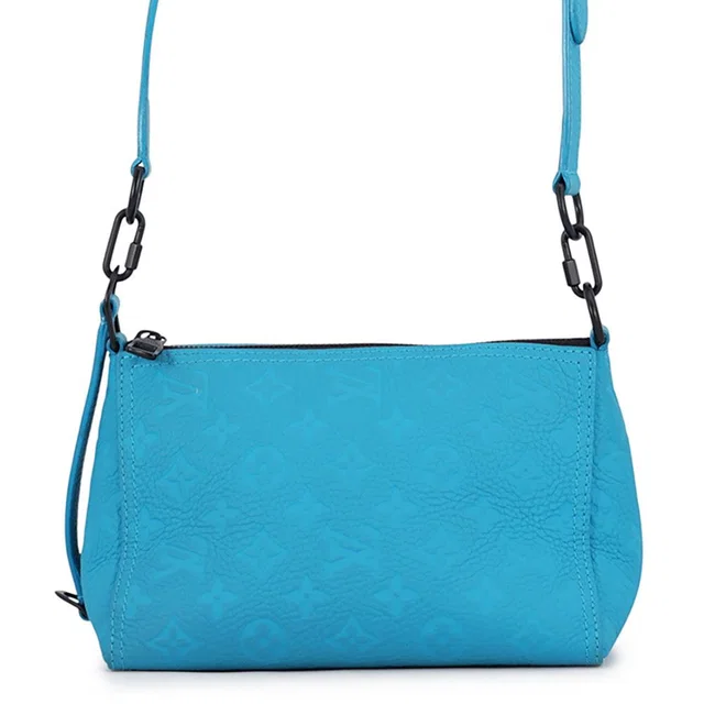 Louis Vuitton Shoulder Bag Monogram Taurillon Triangle Messenger Sakamidosuji from The Reluxe