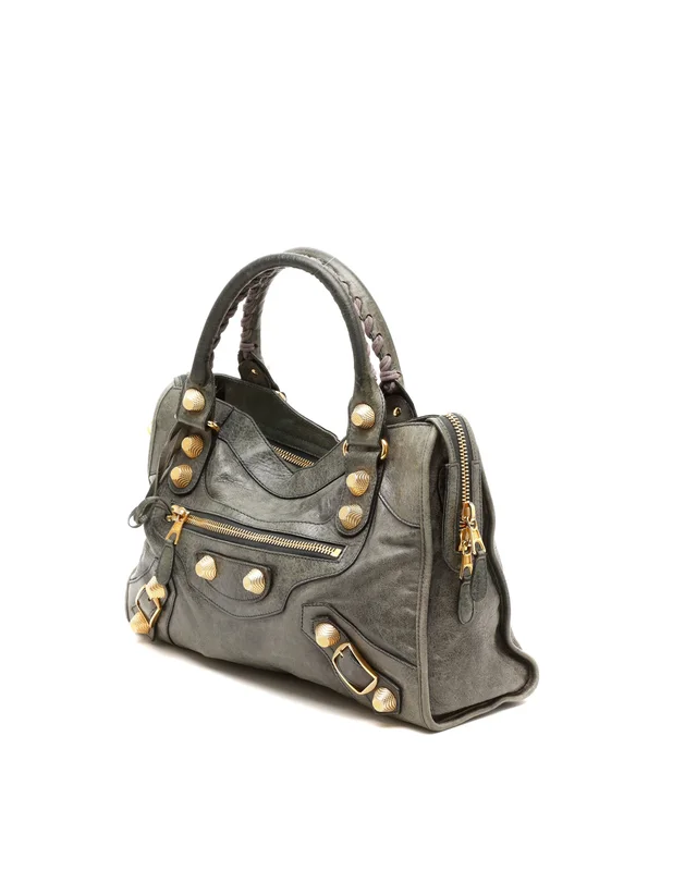 Balenciaga Motocross Giant City Bag in Woven leather from A Retro Tale, photo 2 of 10