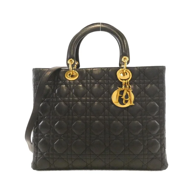 Dior クリスチャンディオール レディ ディオール ラージ CAL44560 バッグ in NO/BLACK(ブラック) / GOLD(ゴールド)金具 from KOMEHYO