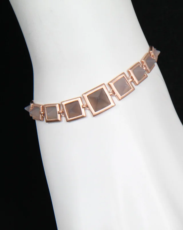 Eddie Borgo Graduated Gemstone Pyramid Bracelet from Cultstatus, photo 1 of 1