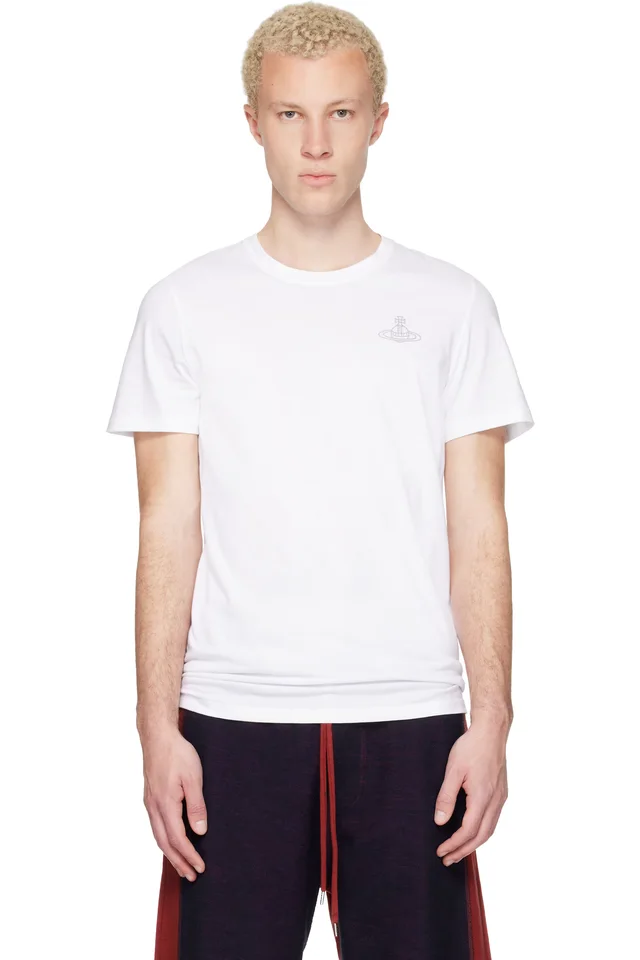 Vivienne Westwood Two-Pack White Cotton Jersey T-shirts, image 1 of 1 from SSENSE