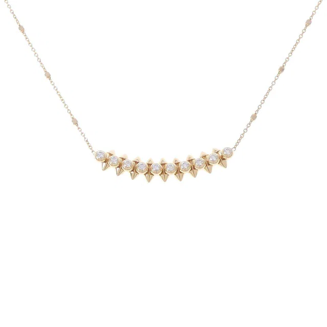 Cartier Clash 750 Pink Gold Diamond Necklace in Pink from LuxUness