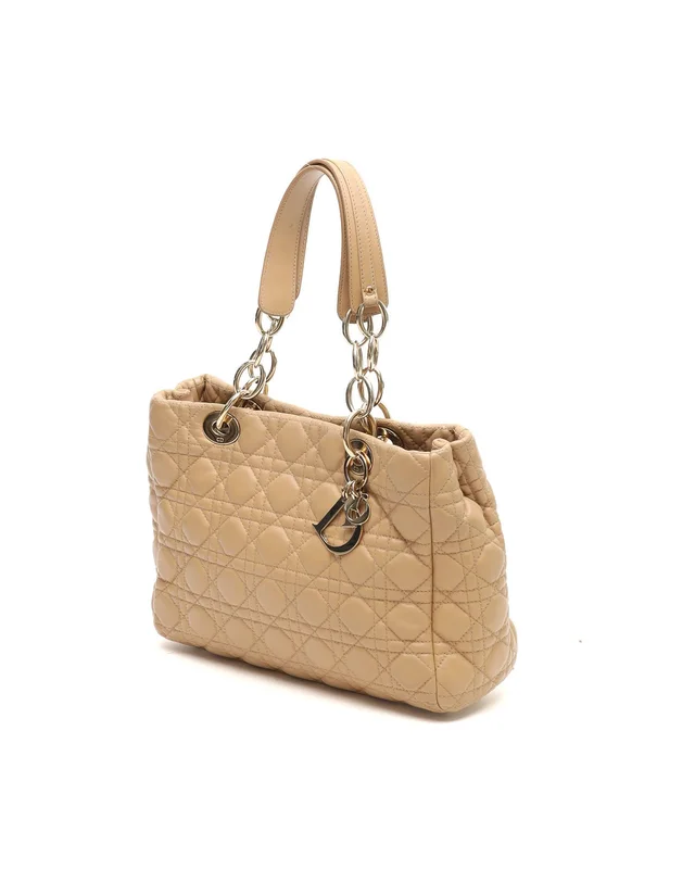 Lady Dior Shopping Tote Handbag in Leather from A Retro Tale, photo 2 of 7