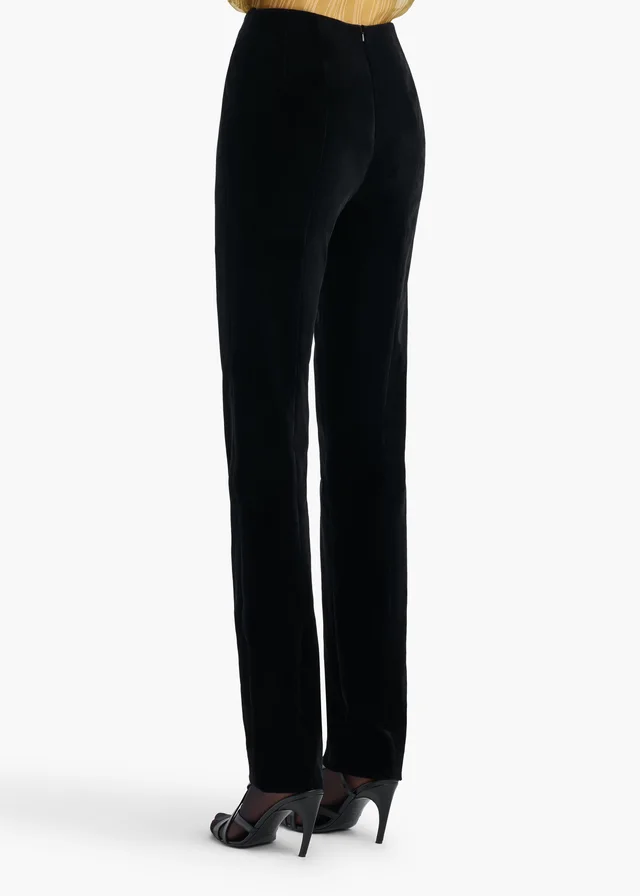 Khaite Velvet trousers, photo 3 of 6 from SENSER