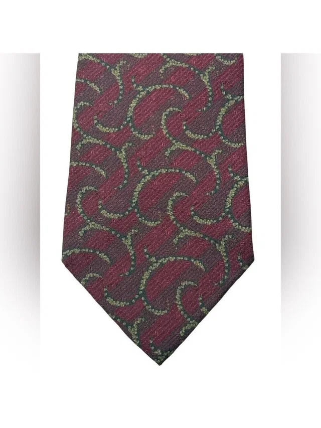 Giorgio Armani Cravatte Burgundy Silk Tie Italy Classic in red Silk from Poshmark