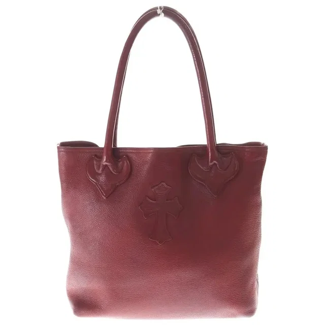 Chrome Hearts Red Cross Patch Leather Tote Bag in multicolor Leather from Grailed