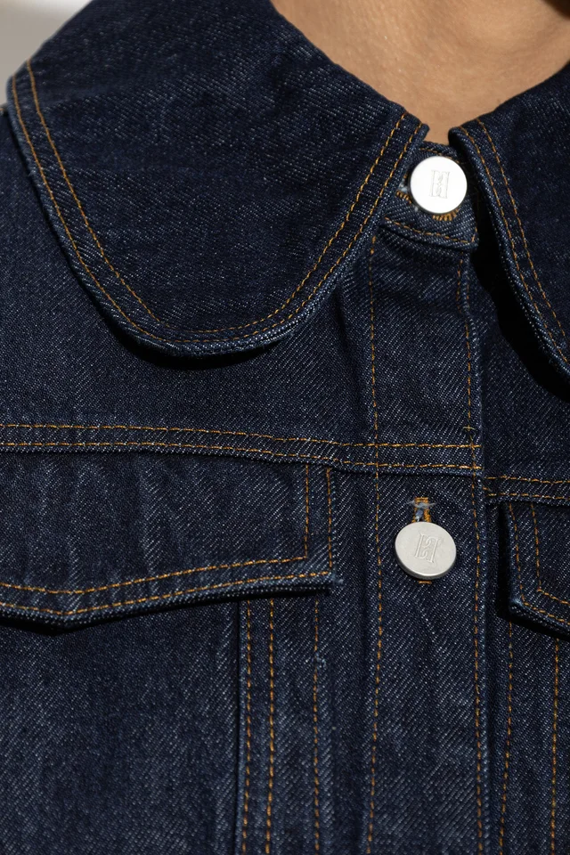 By Malene Birger Villies Contrast-Stitch Denim Jacket, photo 4 of 4 from SENSER