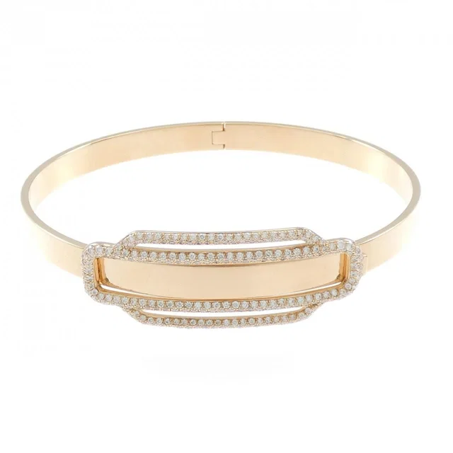 Hermès Diamond Bangle Bracelet from The Reluxe