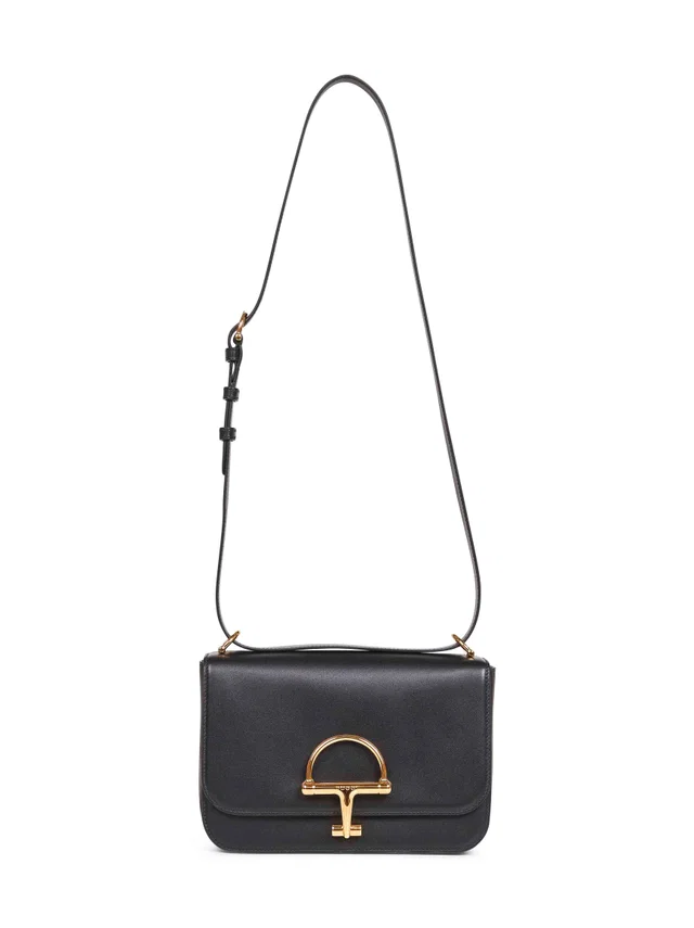Gucci Siena Shoulder Bag — Black Calf Leather in Black Calfskin from HEWI
