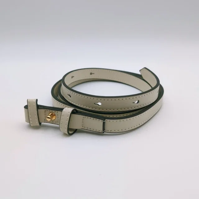Gucci Sylvie Shoulder Strap Leather White in White Leather from The Reluxe