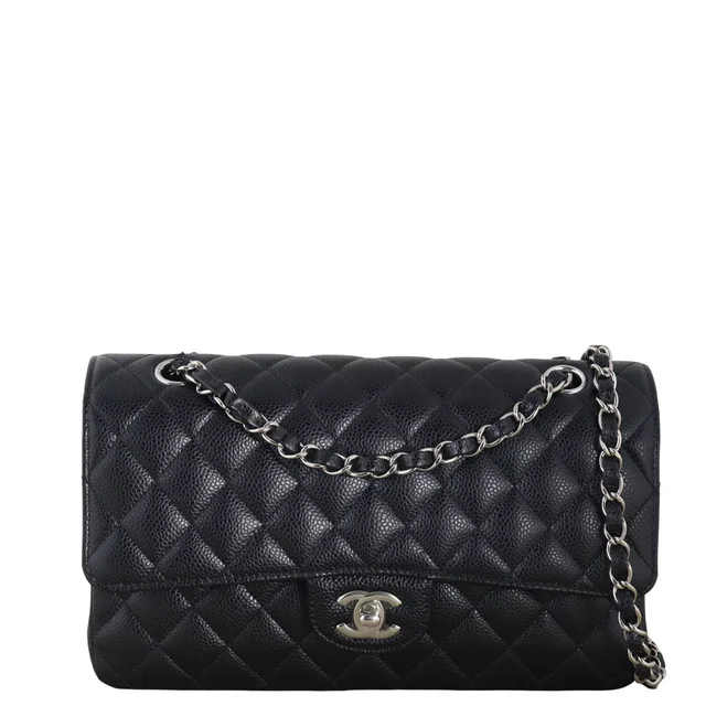 Chanel Classic Double Flap Medium Caviar in Caviar leather from Luxe.It.Fwd