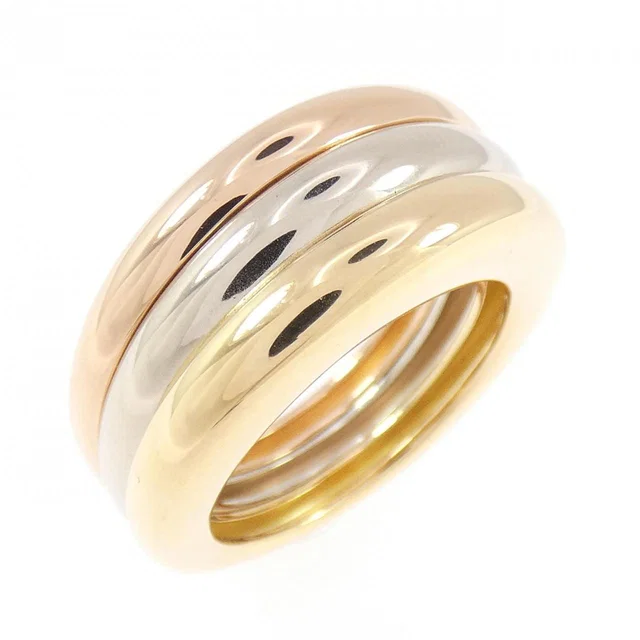 Cartier Mobilis Tricolor Gold Ring Size 8 in Gold from LuxUness