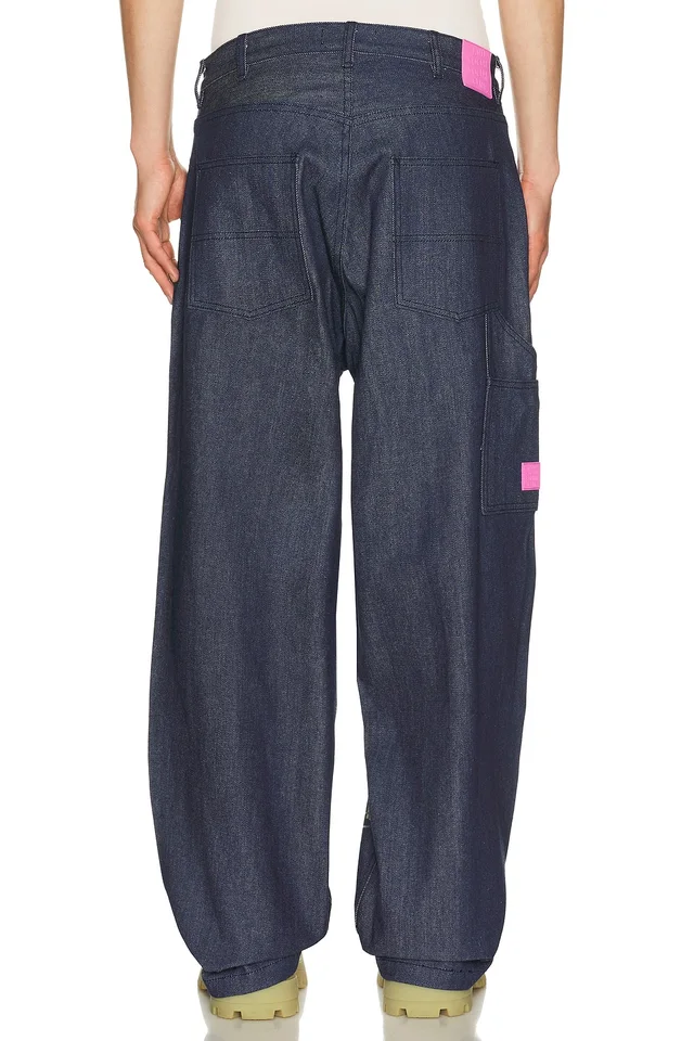 Anti Social Social Club Laser-Etched Jeans in Denim, photo 3 of 5 from REVOLVE (Canada)
