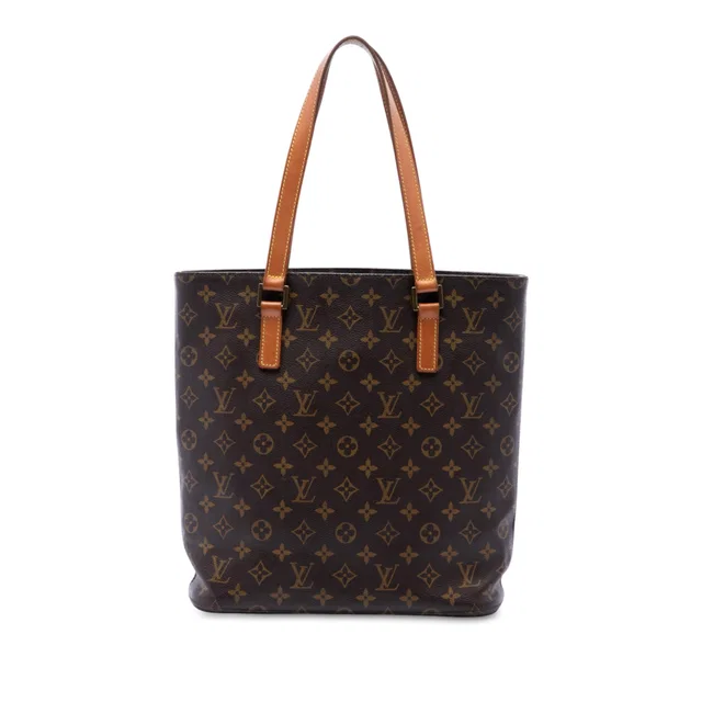 Brown Louis Vuitton Monogram Vavin GM Tote Bag in Brown Coated canvas from Designer Revival