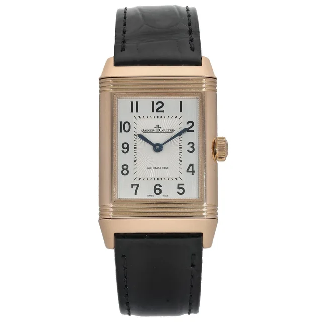 Jaeger-LeCoultre Reverso Classic Medium Duetto 212.2.76 24mm Gold Watch in Gold Leather from H&T